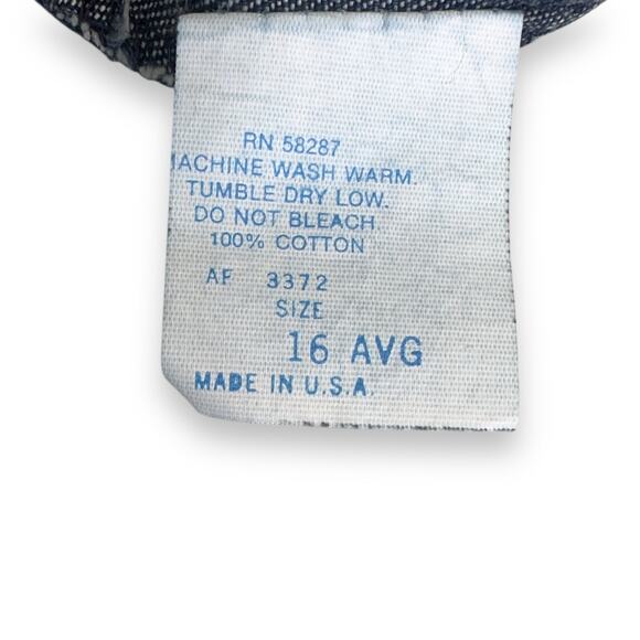 Carriage Court Sears Vintage Dead Stock Pull On Jeans Size 16 Dark Wash Nautical - Picture 10 of 12